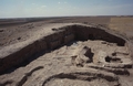 View to a Khabur ware period courtyard from the top of the tell